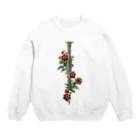 HANDSOMEのお花の剣 Crew Neck Sweatshirt