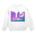 べにのメルトダウンちゃん Crew Neck Sweatshirt