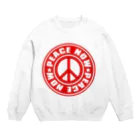 AURA_HYSTERICAのPEACE_NOW Crew Neck Sweatshirt