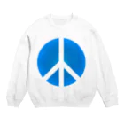 AURA_HYSTERICAのPeace_Symbol Crew Neck Sweatshirt