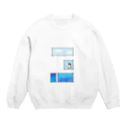 mitoの空色me Crew Neck Sweatshirt