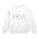 RiekaTakahashiのROSE Crew Neck Sweatshirt