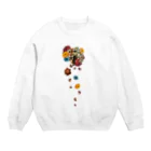 HANDSOMEのタイガーフラワー Crew Neck Sweatshirt