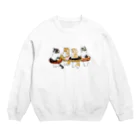 mofusandのドーナッツにゃん Crew Neck Sweatshirt