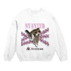 Kiyusama_bgmのNYATSUKO (B) Crew Neck Sweatshirt