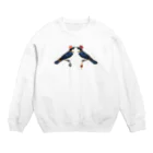 HANDSOMEのおめかしことり Crew Neck Sweatshirt