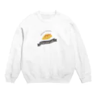 みょーのみんなだいすきオムライス【ブラウン】 Crew Neck Sweatshirt