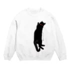 もえのごろごろくろねこ Crew Neck Sweatshirt