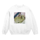 usagiの愛兎ゆんたちゃん０歳です。写真補正済 Crew Neck Sweatshirt