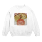 usagiの愛兎ゆんたちゃん０歳です。写真補正済 Crew Neck Sweatshirt