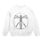 AURA_HYSTERICAのVitruvian_Man Crew Neck Sweatshirt