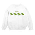 豊島メジロのメジロの目白押しスウェット Crew Neck Sweatshirt