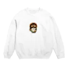 たぬきやの雌狸（1匹） Crew Neck Sweatshirt