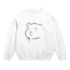 はむ汰の落書きのふんばるハムスター Crew Neck Sweatshirt