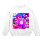 かるとぴゃんのcovid-19ぴえんな鬱生活少女シリーズ Crew Neck Sweatshirt