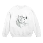 篠山。のスカシユリ Crew Neck Sweatshirt