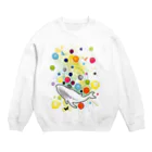 AURA_HYSTERICAのSky_High Crew Neck Sweatshirt