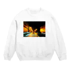 coronblanのサイレントタウン Crew Neck Sweatshirt