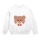 ぺろくま@LINEスタンプ配信中のぺろくま Crew Neck Sweatshirt