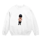 Shizuki Utsugiの(筋)肉まん Crew Neck Sweatshirt