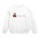 Azuのおうちの人生楽しんだもん勝ち❤️🧡💛💚💙💜 Crew Neck Sweatshirt