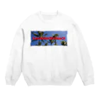 ultra marine yellow_storageのカハナモク ビーチ Crew Neck Sweatshirt