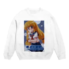 百合基地のんの寒々＊女子 Crew Neck Sweatshirt