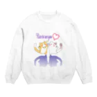 コロコロねこのねこたまお久しぶり！ Crew Neck Sweatshirt