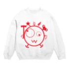 Kpyhnのキェキェ（red） Crew Neck Sweatshirt