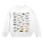 幻想水系branch　byいずもり・ようのSharks30(color)1.1 Crew Neck Sweatshirt