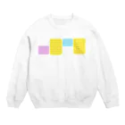 LalaHangeulのハングルことわざグッズ Crew Neck Sweatshirt