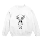 芋蔓式動物園のおひつじ Crew Neck Sweatshirt