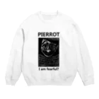 手描き屋さんのPIERROT Crew Neck Sweatshirt