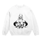 小悪魔ユノのsmiley Devil Crew Neck Sweatshirt