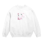 にっかちゃんのなあに？女の子 Crew Neck Sweatshirt