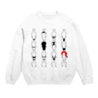 ☓午☓前☓。の純粋になれる魔法のアイテム Crew Neck Sweatshirt