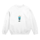 outciderの憧れのクリームソーダ Crew Neck Sweatshirt