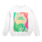 スマイリーK島(クソじま)の！！！！！ Crew Neck Sweatshirt