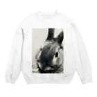 うさぎのお店.のうさぎのHamburg. Crew Neck Sweatshirt