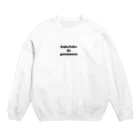 hacchannelのかわいいフォント獲得でございます白用 Crew Neck Sweatshirt