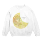 ShikakuSankakuのおつきさまもぐもぐ Crew Neck Sweatshirt