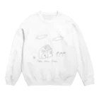 風野ひつじのTake your time. Crew Neck Sweatshirt