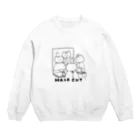 かにぱん工房のＨＡＩＲ　ＣＵＴ Crew Neck Sweatshirt