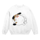 マツバラのもじゃまるやだやだ Crew Neck Sweatshirt