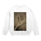 ダイナマイト87ねこ大商会のFriends are thieves of time. Crew Neck Sweatshirt