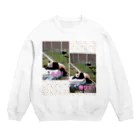 パンパンパンダのお昼ねパンダ Crew Neck Sweatshirt