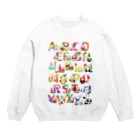 *NAGI*（ナギ）のアルファベットウサギノタマゴ Crew Neck Sweatshirt