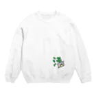 こーづまの汚れがなかなか落ちない Crew Neck Sweatshirt