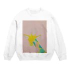 nono-suzuriの淡いキリングッズ Crew Neck Sweatshirt