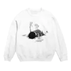 ダイスケリチャードの親子丼(白黒版) Crew Neck Sweatshirt